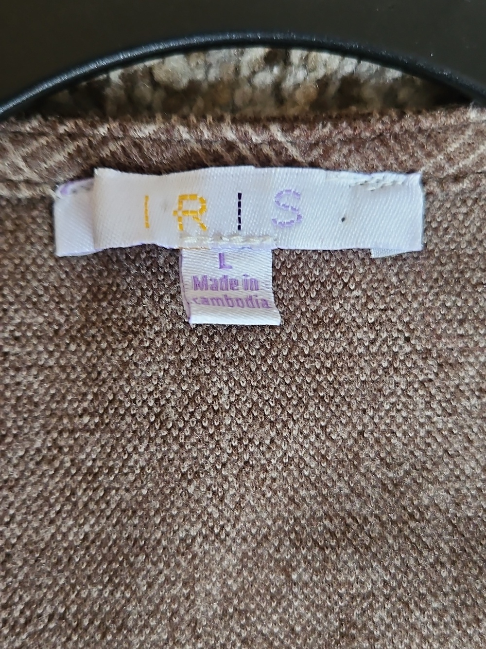 Iris Brown Plaid Vest - Picture 6 of 7
